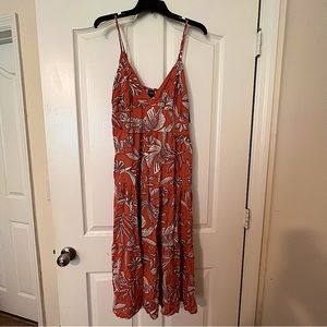 Maxi orange wild fable floral sundress